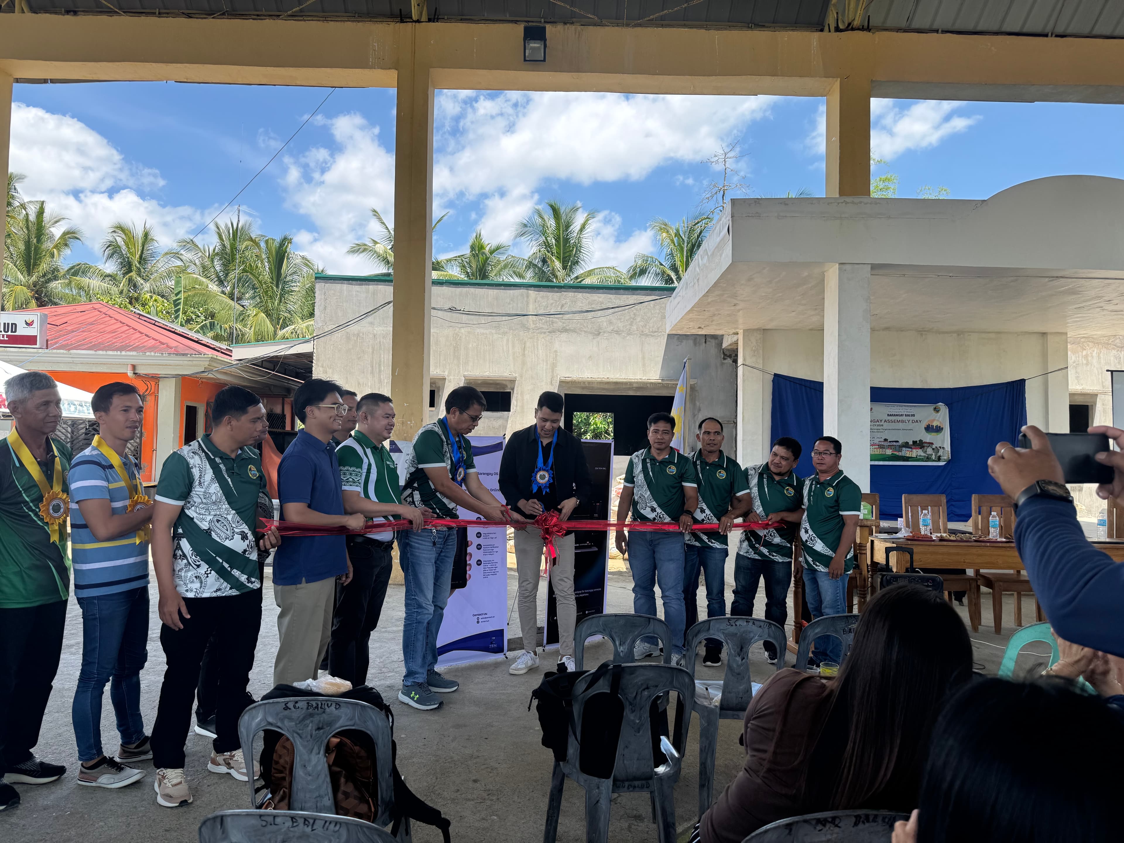 Official Launch and Ribbon Cutting in Barangay Balud, Basey, Samar, plate 2 of 12