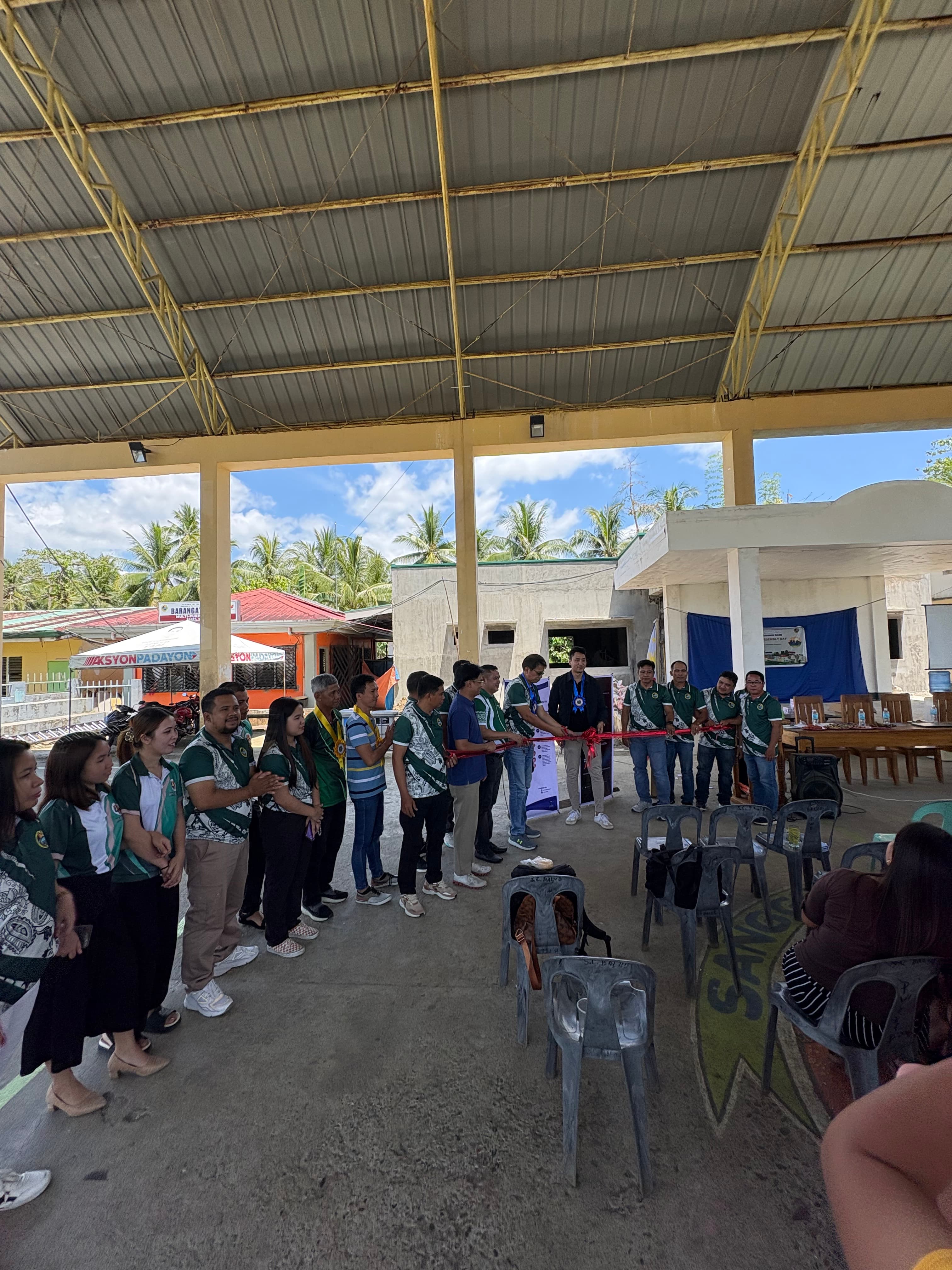 Official Launch and Ribbon Cutting in Barangay Balud, Basey, Samar, plate 6 of 12