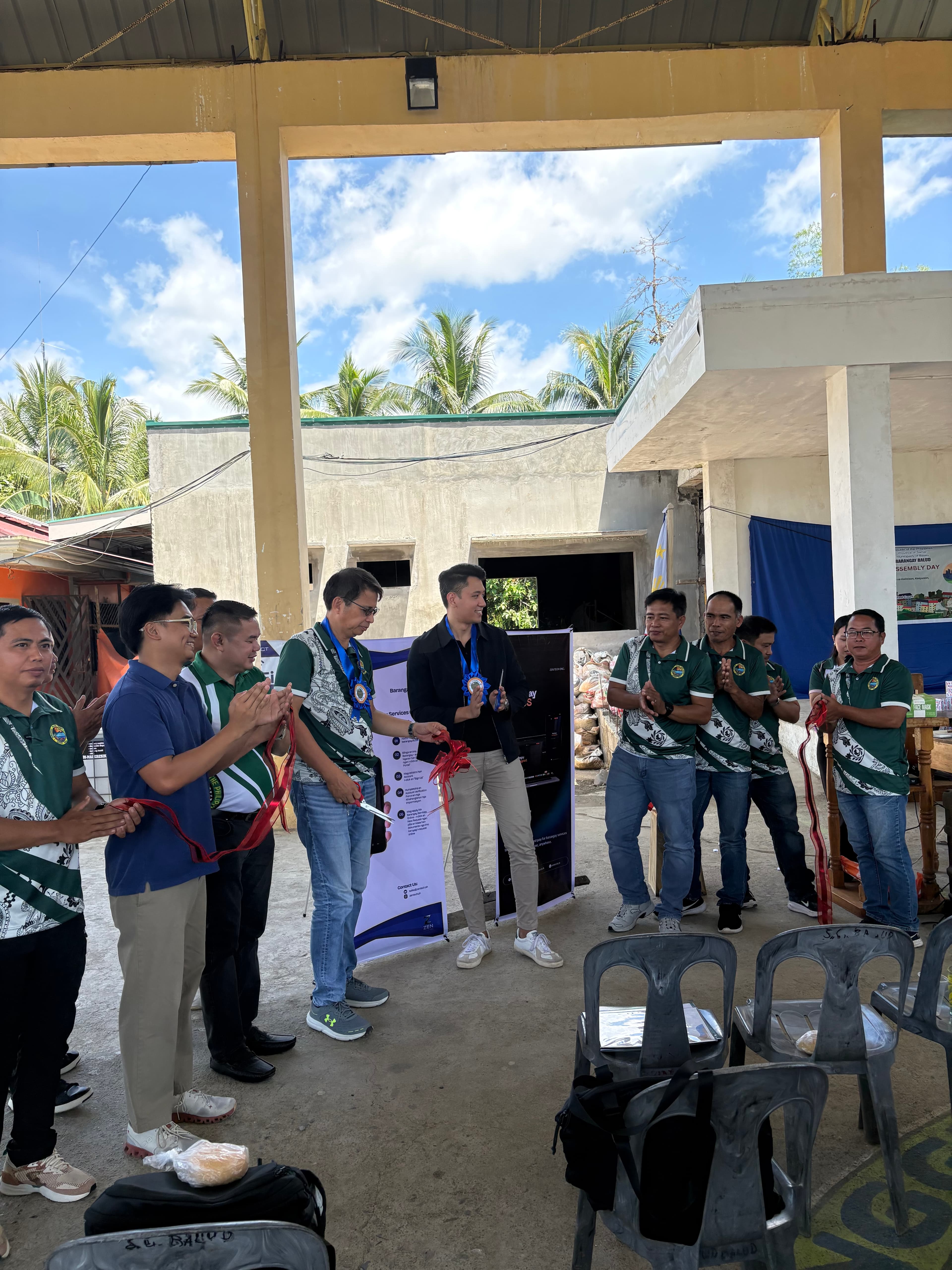 Official Launch and Ribbon Cutting in Barangay Balud, Basey, Samar, plate 11 of 12