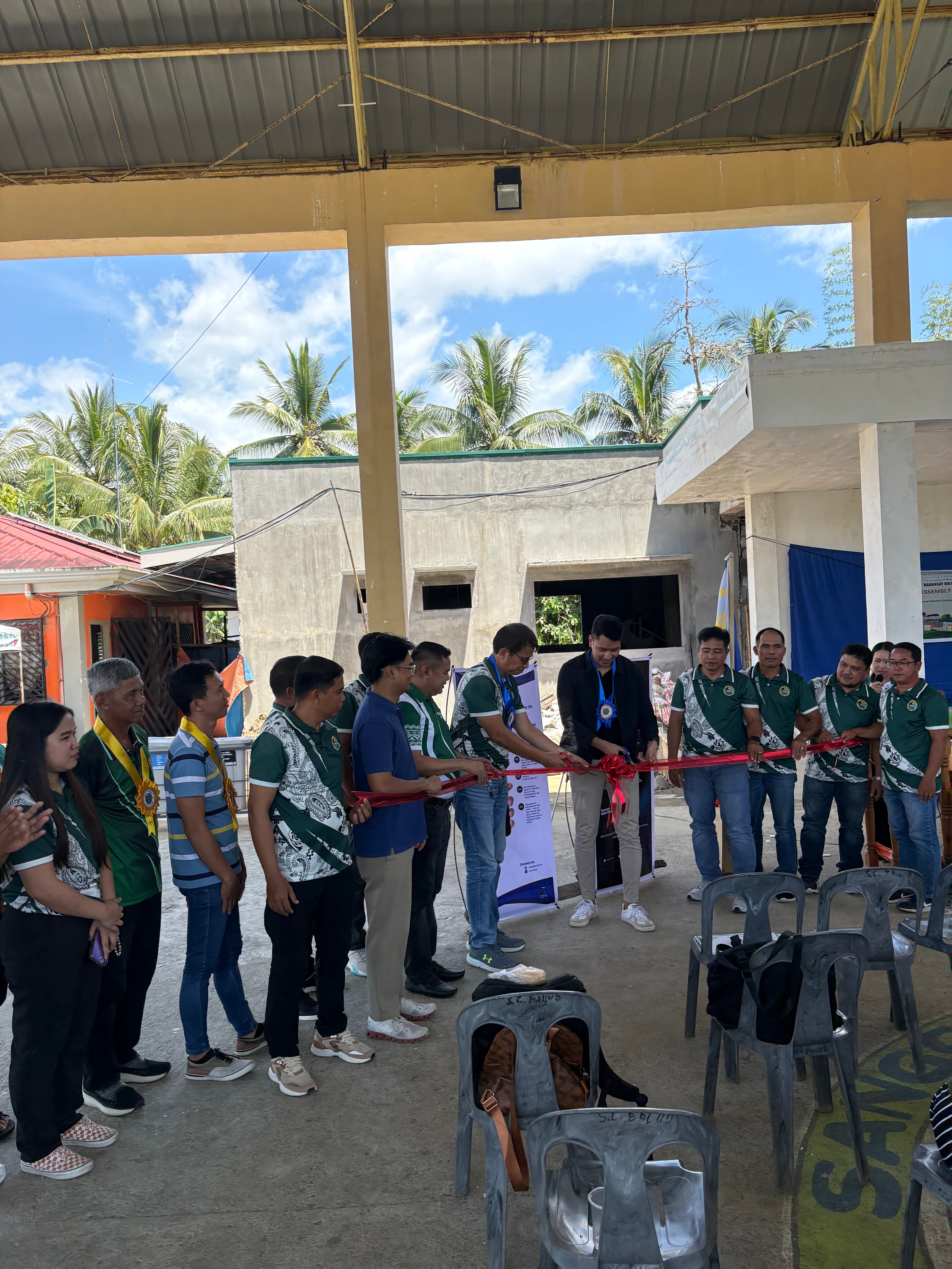 Official Launch and Ribbon Cutting in Barangay Balud, Basey, Samar, plate 9 of 12