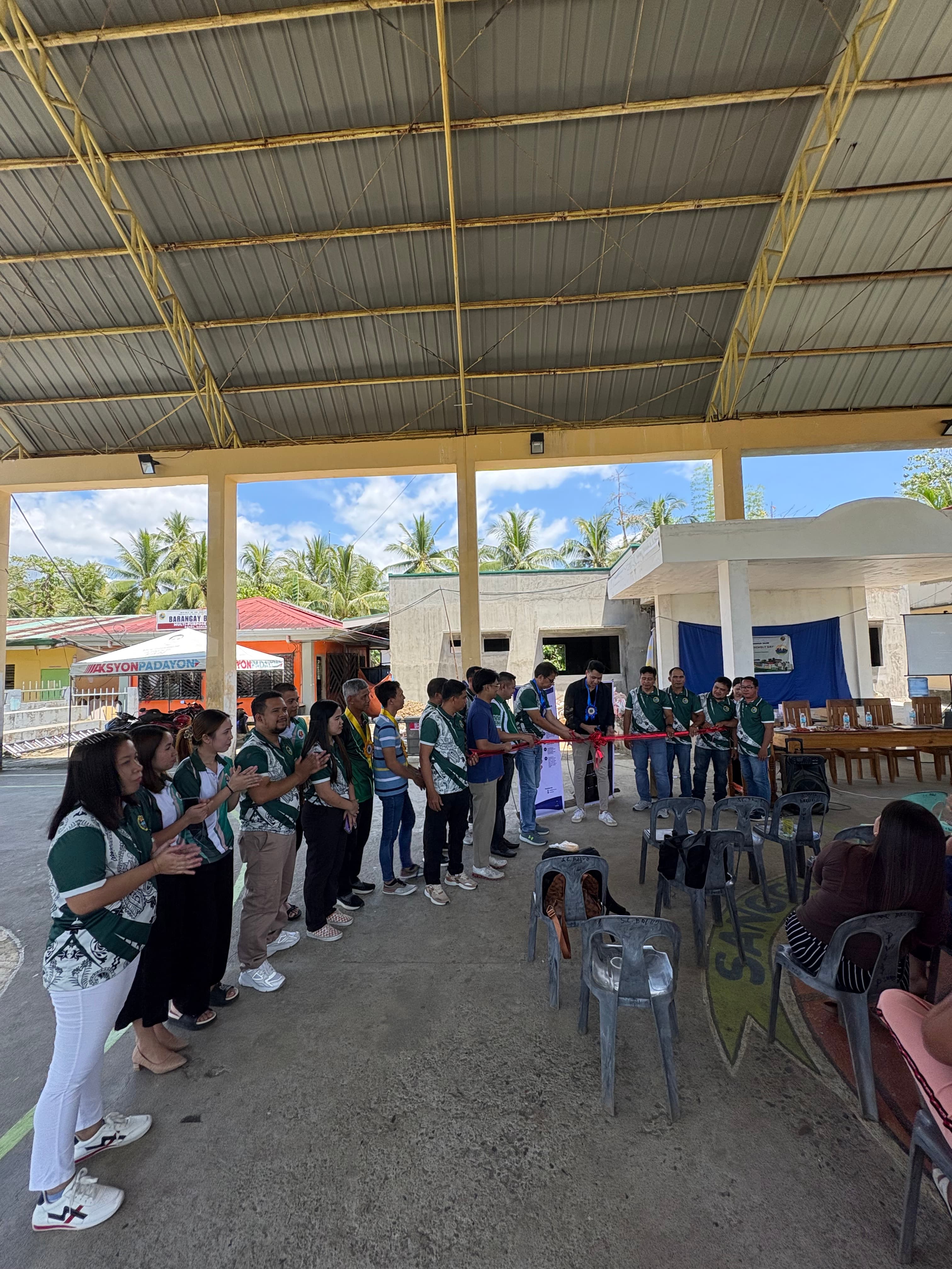 Official Launch and Ribbon Cutting in Barangay Balud, Basey, Samar, plate 8 of 12