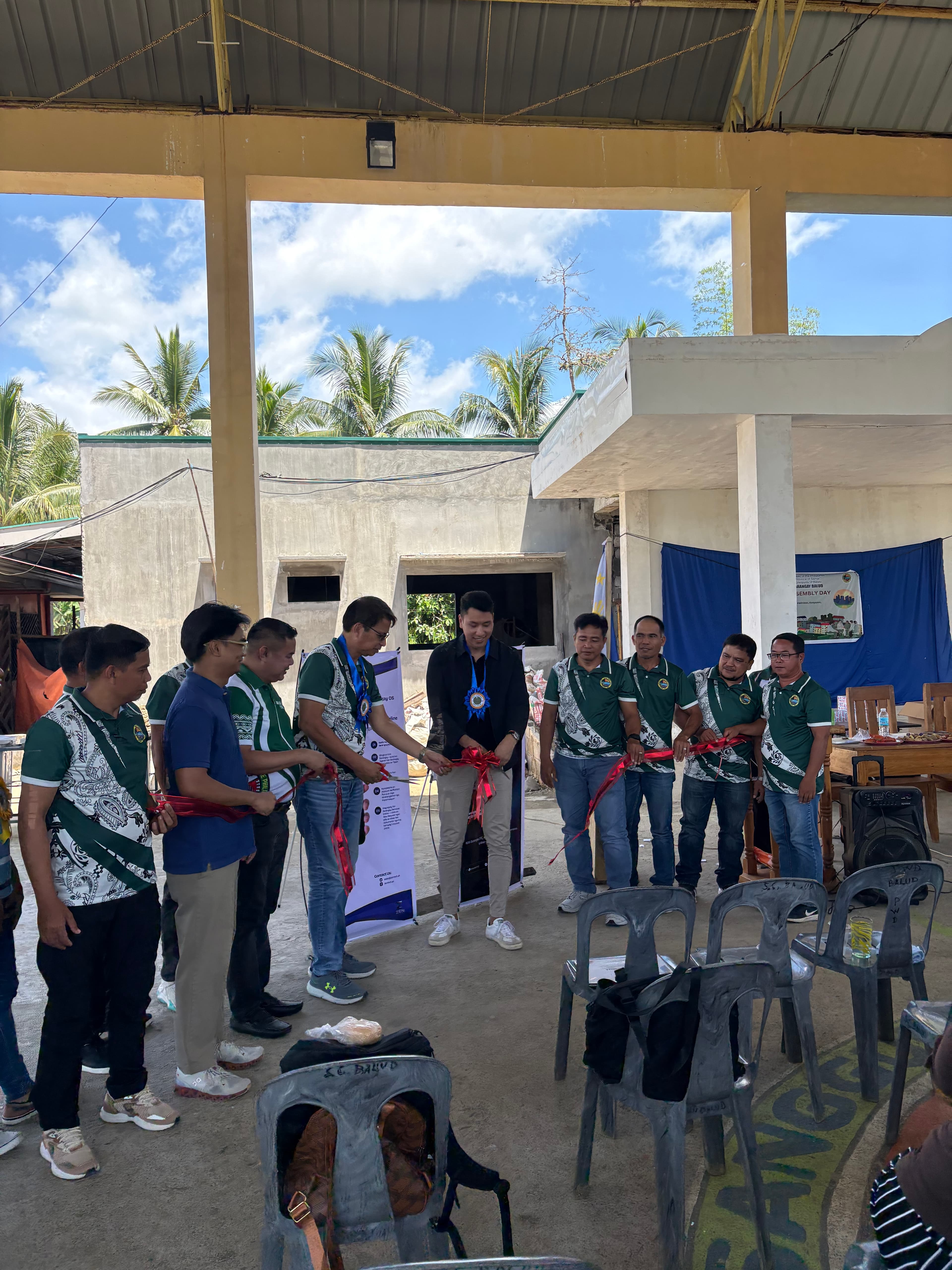 Official Launch and Ribbon Cutting in Barangay Balud, Basey, Samar, plate 10 of 12