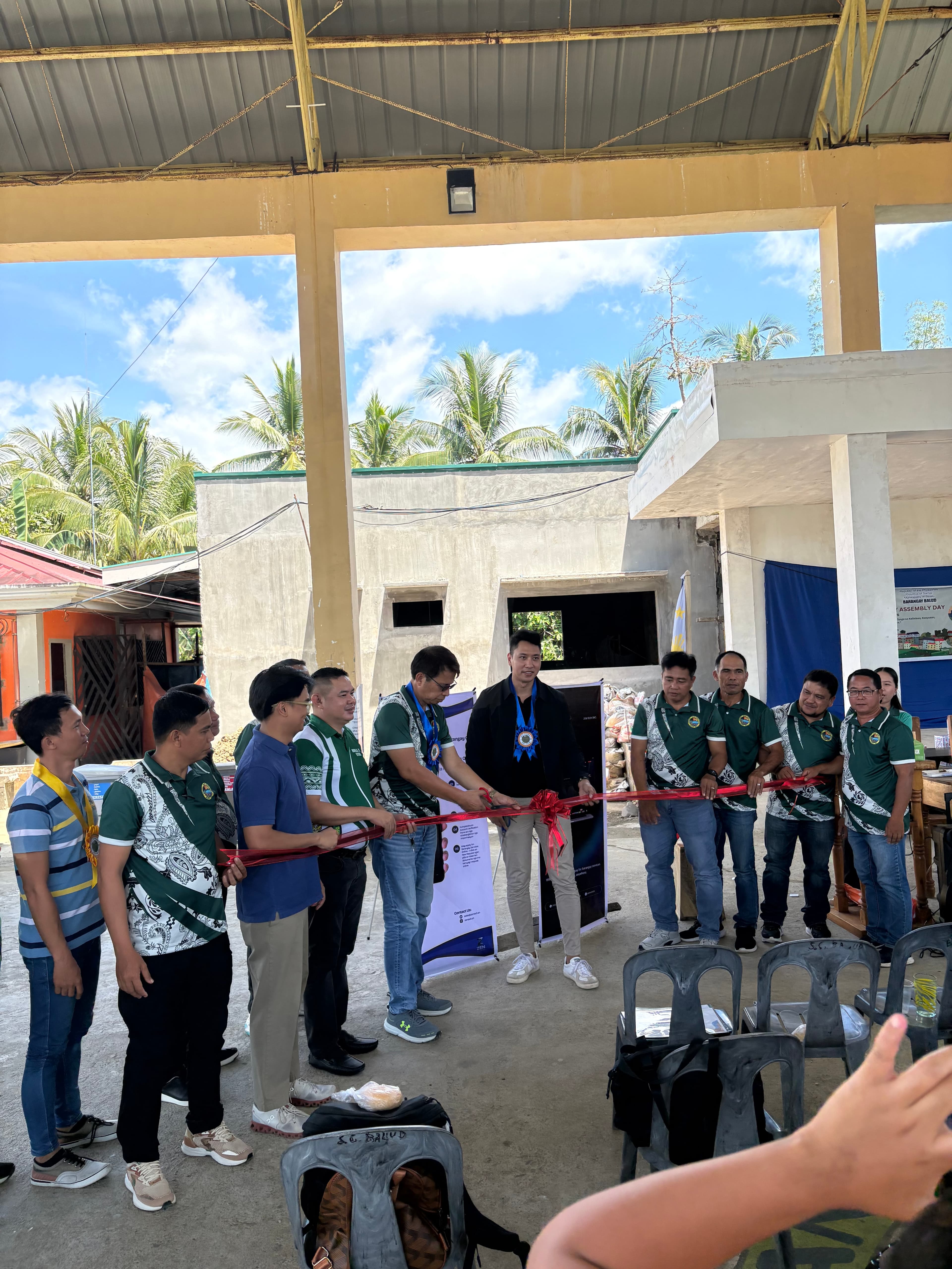 Official Launch and Ribbon Cutting in Barangay Balud, Basey, Samar, plate 4 of 12