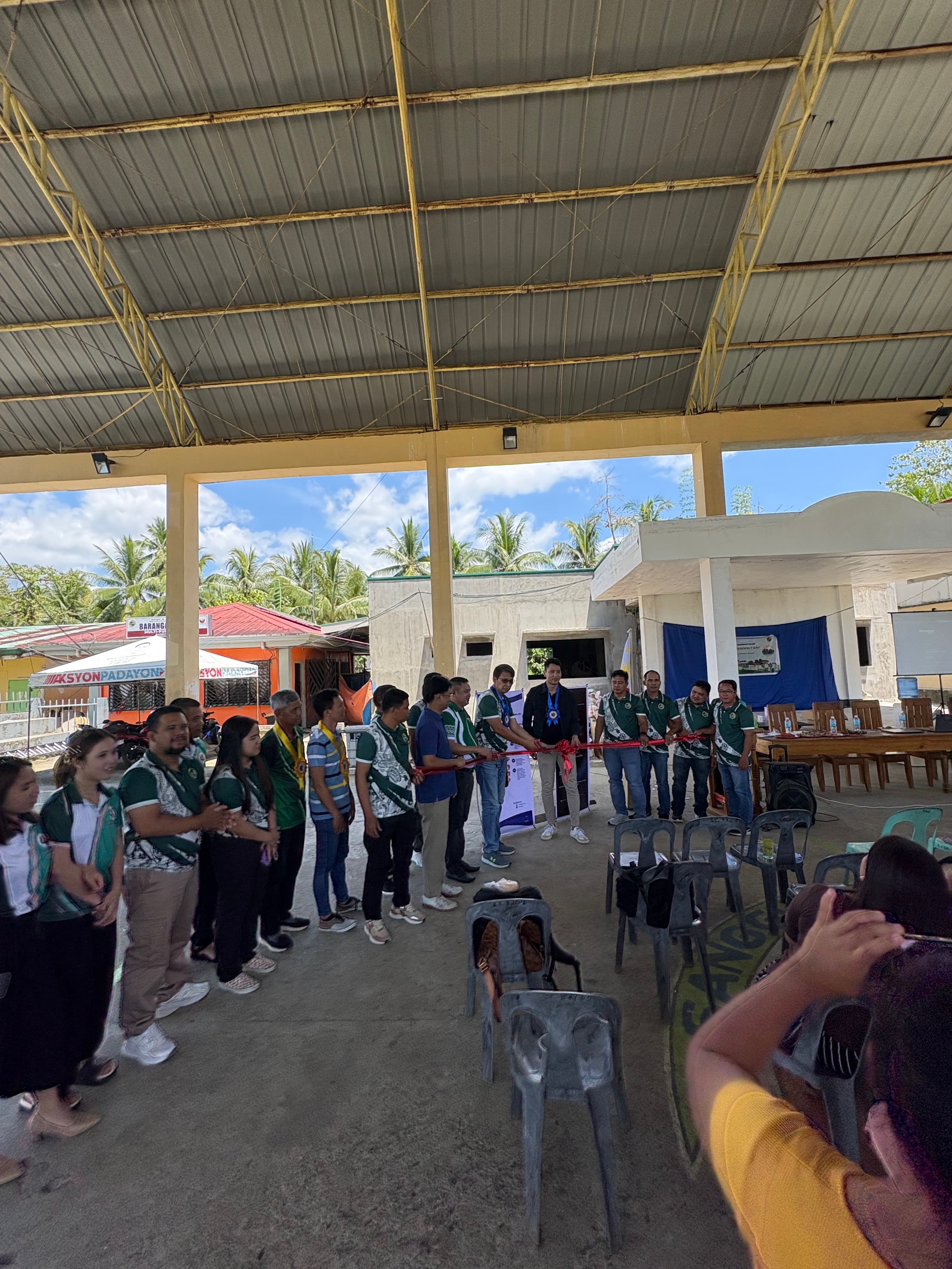 Official Launch and Ribbon Cutting in Barangay Balud, Basey, Samar, plate 5 of 12