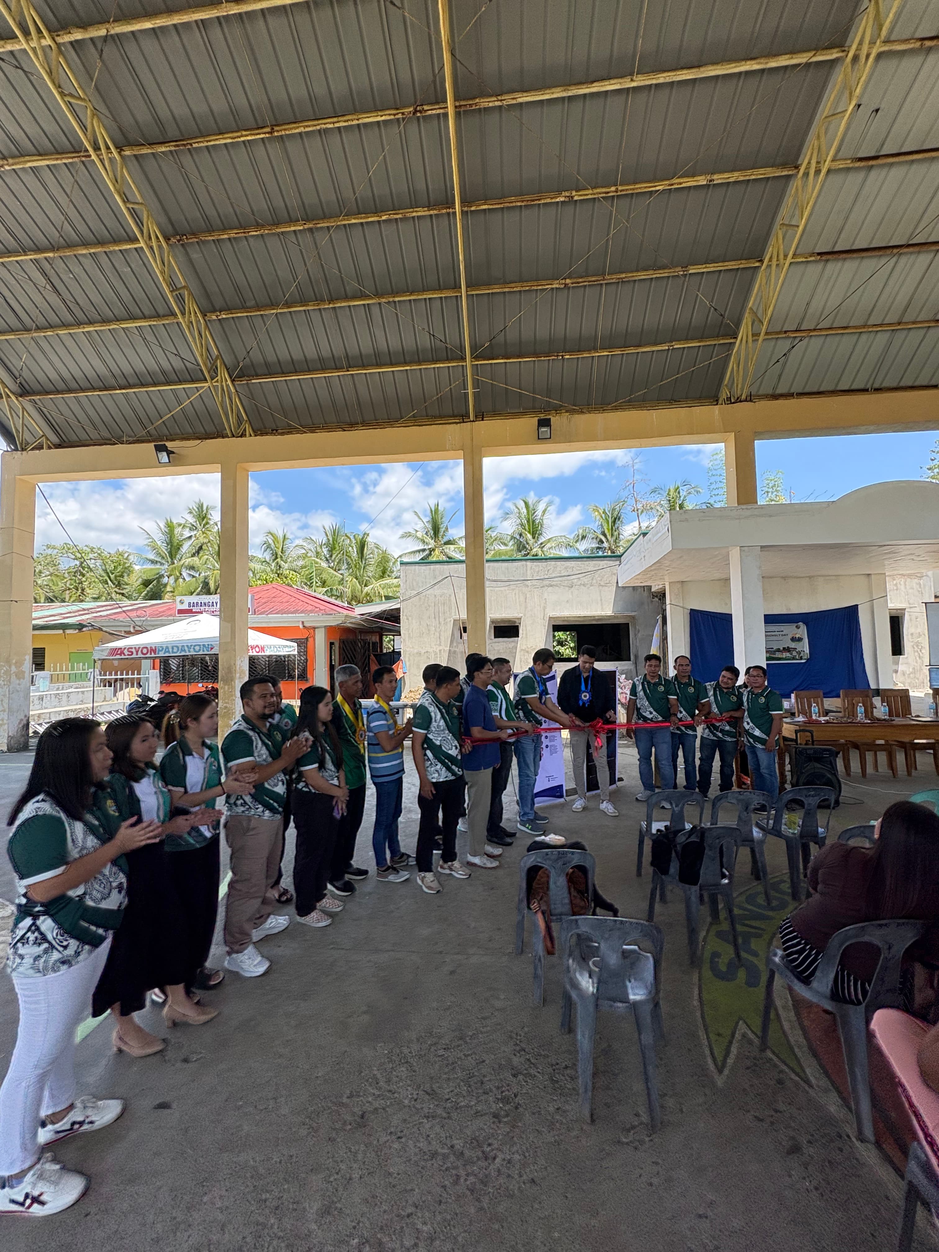 Official Launch and Ribbon Cutting in Barangay Balud, Basey, Samar, plate 7 of 12