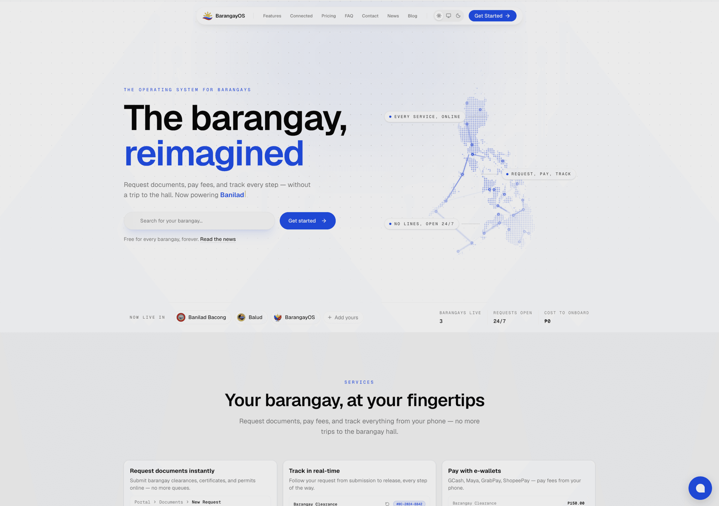 BarangayOS, the resident web portal