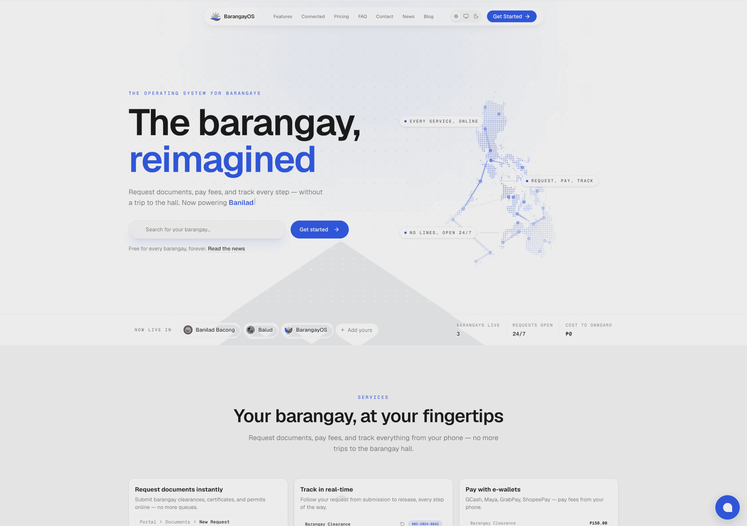 BarangayOS, the resident web portal